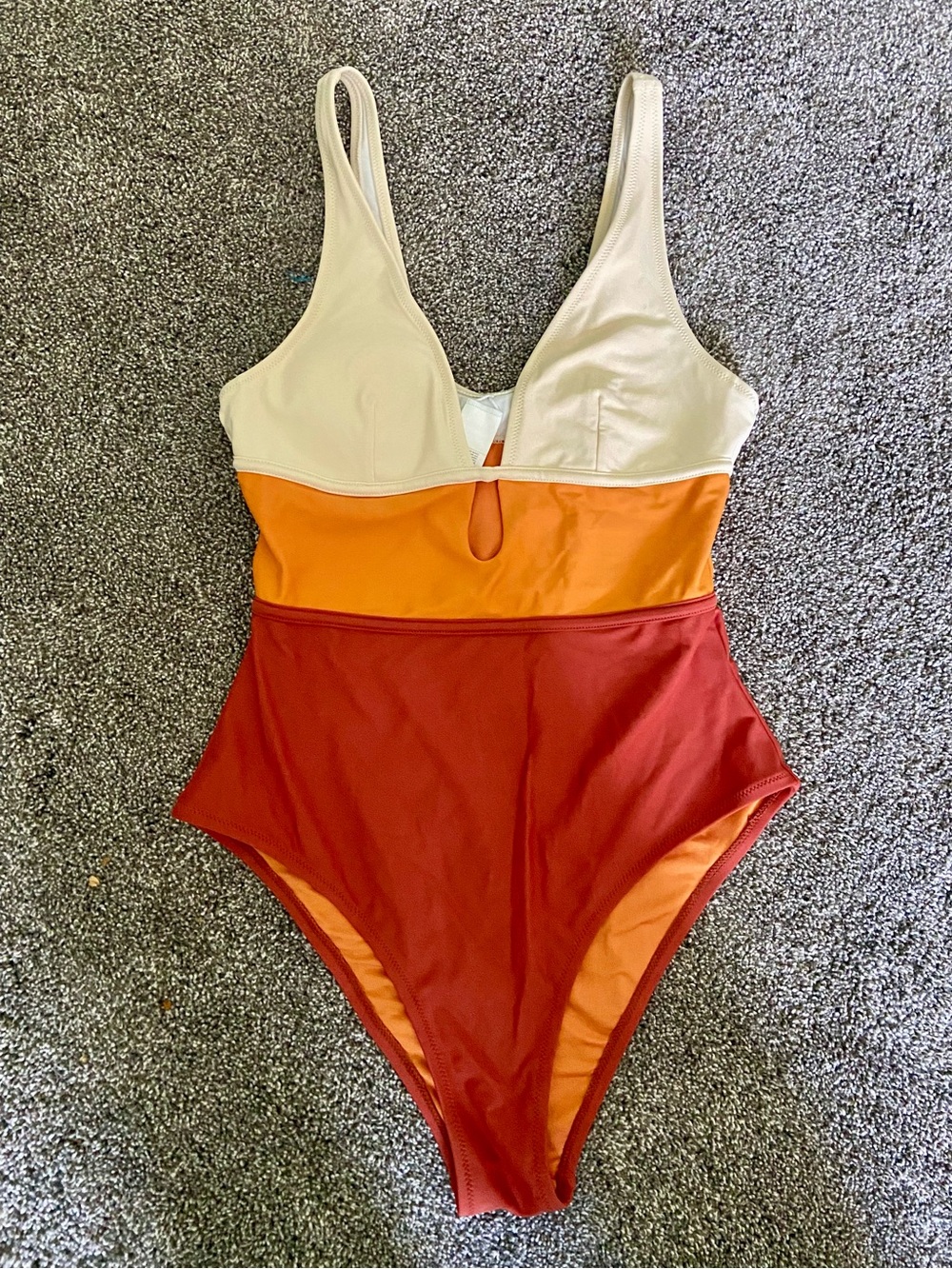 Cupshe Colorblock One-Piece Swimsuit